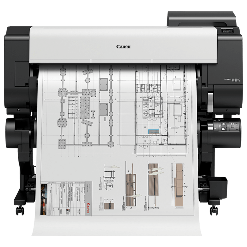 Canon Printer Canon imagePROGRAF TX-3000 Printer - 36" inch - A0 - 5 Colour - Pigment Ink - CAD Plotter