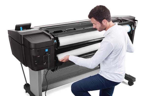 HP Designjet HP DesignJet T1700dr Dual Roll Printer 44" inch B0 6 Colour Technical CAD Plotter HP DesignJet T1700dr Dual Roll Printer 44" inch B0 6 Colour Technical CAD Plotter